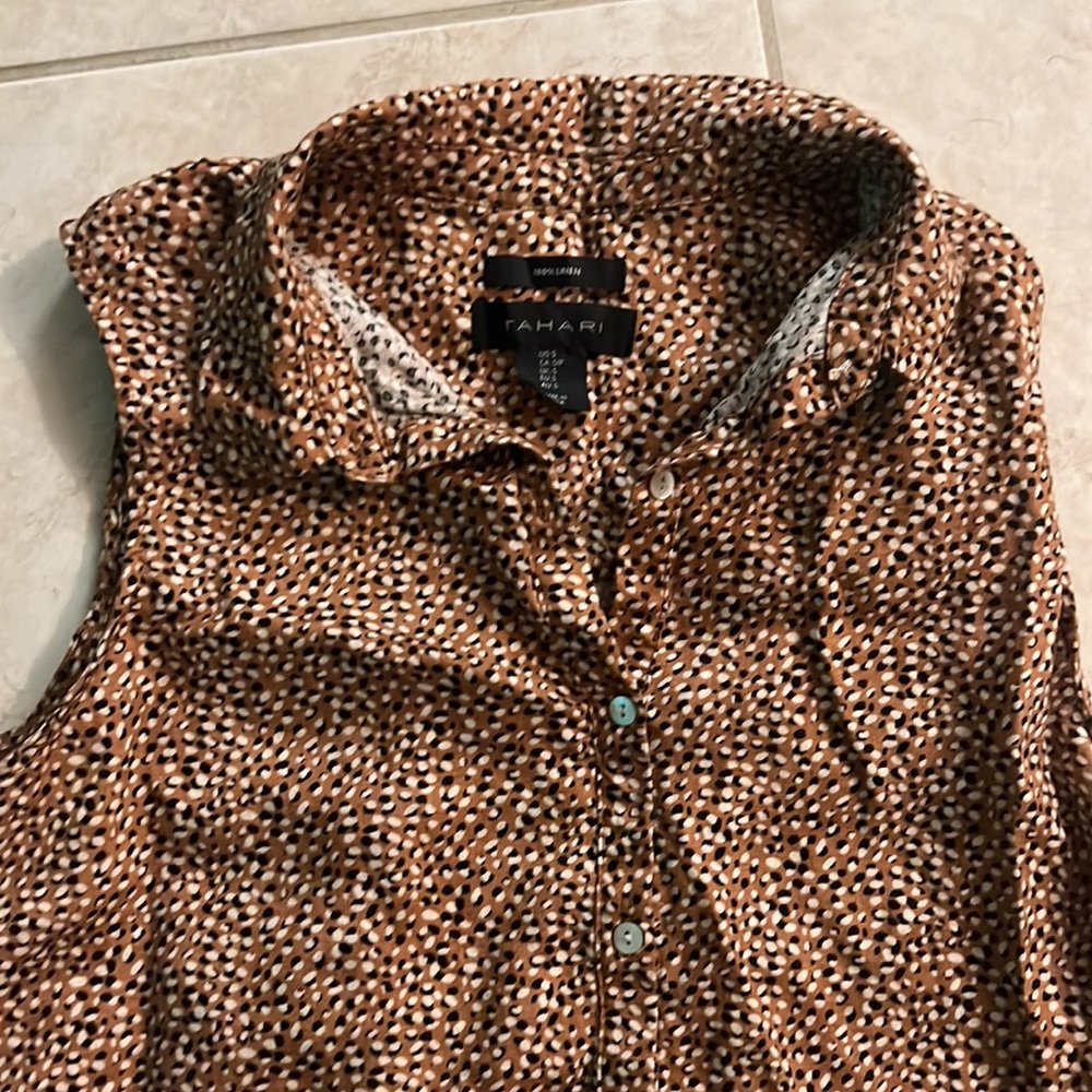 Tahari Linen Dress
